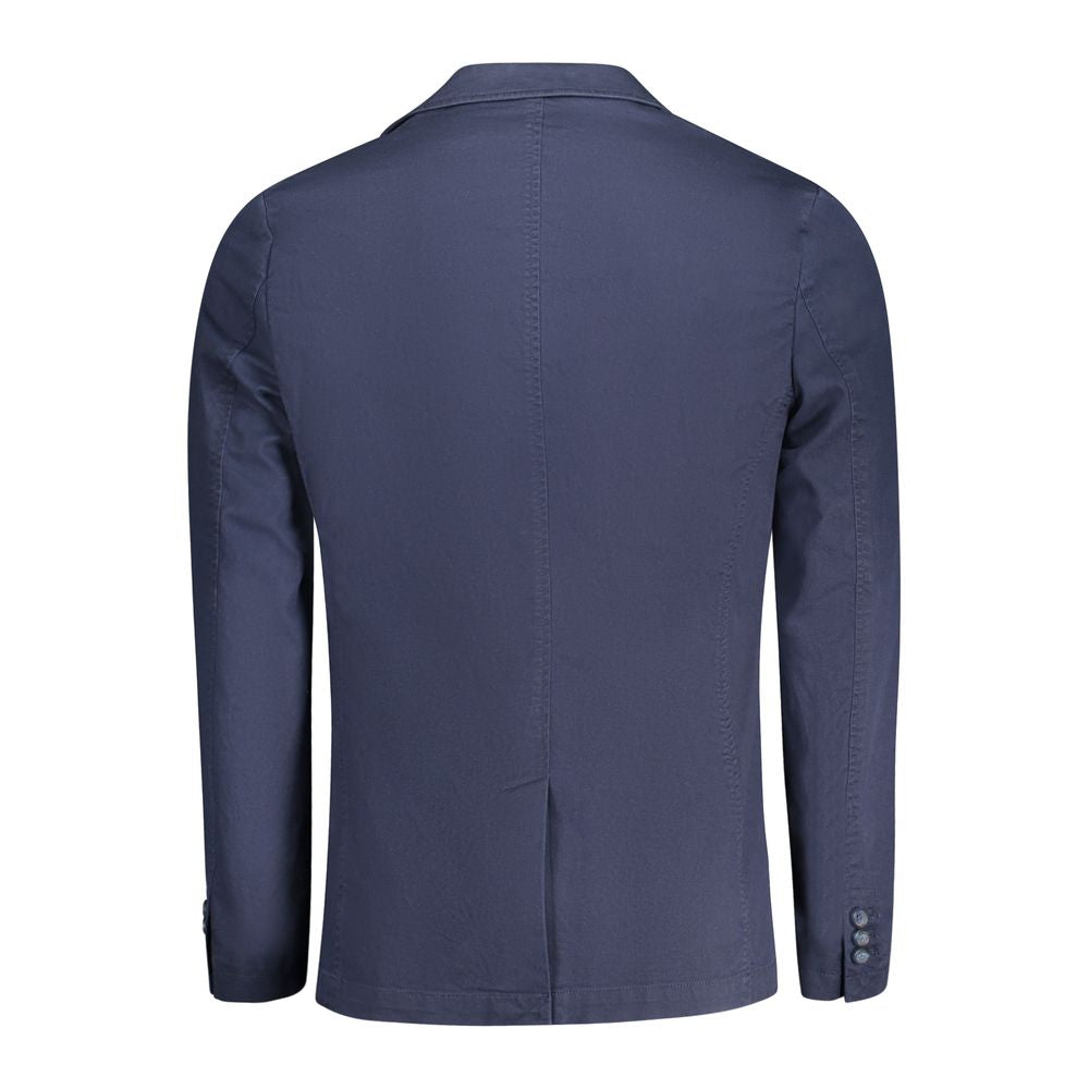 Guess Jeans Blauer Herren-Blazer aus Baumwolle