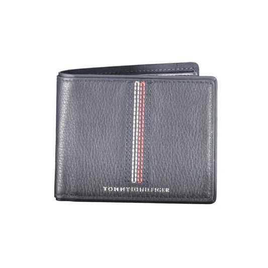 Tommy Hilfiger – Blaue Lederbrieftasche
