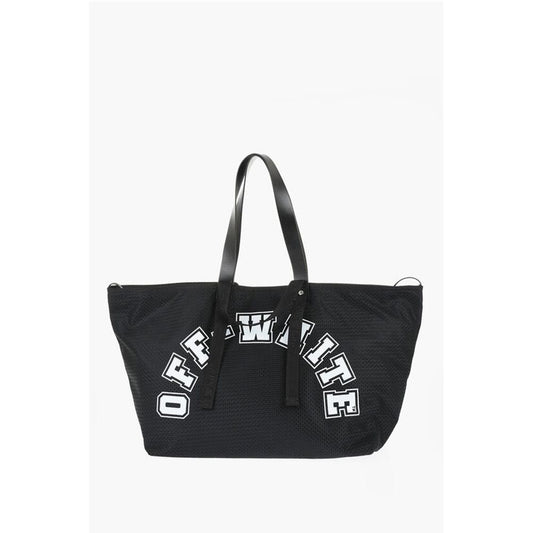 Off-White Perforated DAY OFF Weekend Bag with Contrast Print