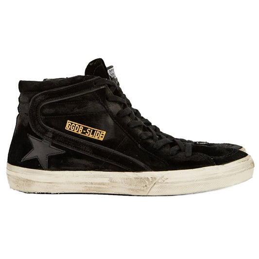 Sneaker Golden Goose in pelle di vitello nera