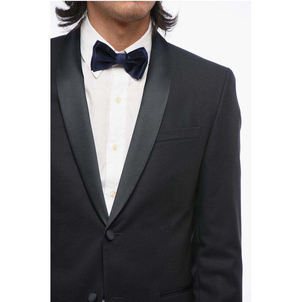 Corneliani CC COLLECTION 2-Piece RESET Suit with Satin Shawl Lapel