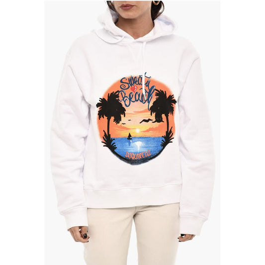 Dsquared² Printed Cotton Hoodie