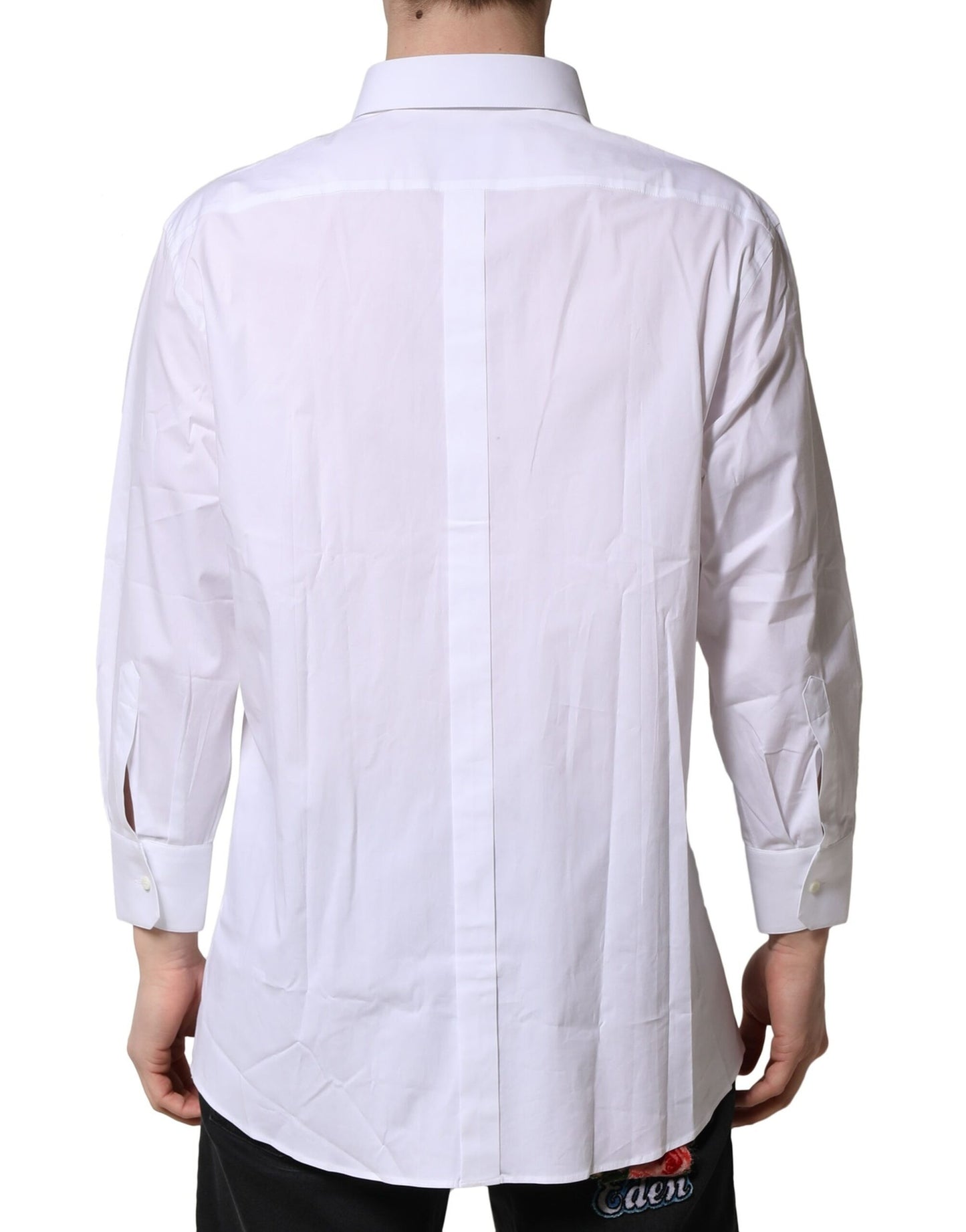 Dolce &amp; Gabbana Camicia formale a maniche lunghe in oro bianco