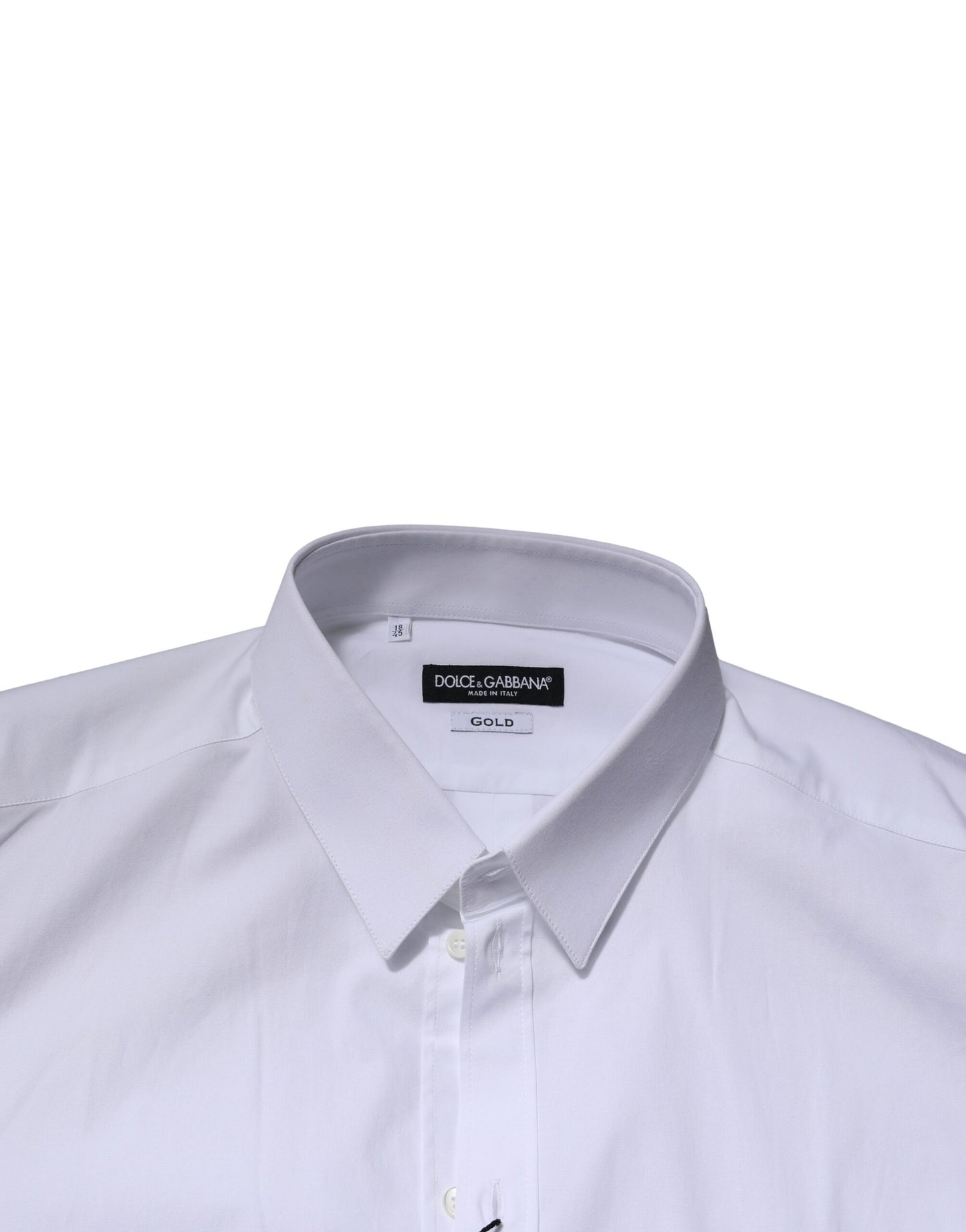 Dolce &amp; Gabbana Camicia formale a maniche lunghe in oro bianco
