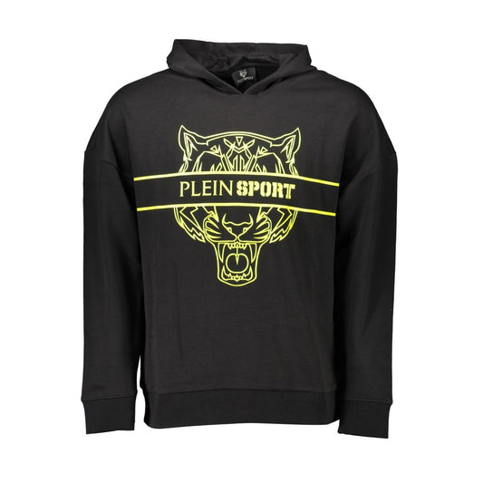 Maglione da uomo in cotone nero Plein Sport