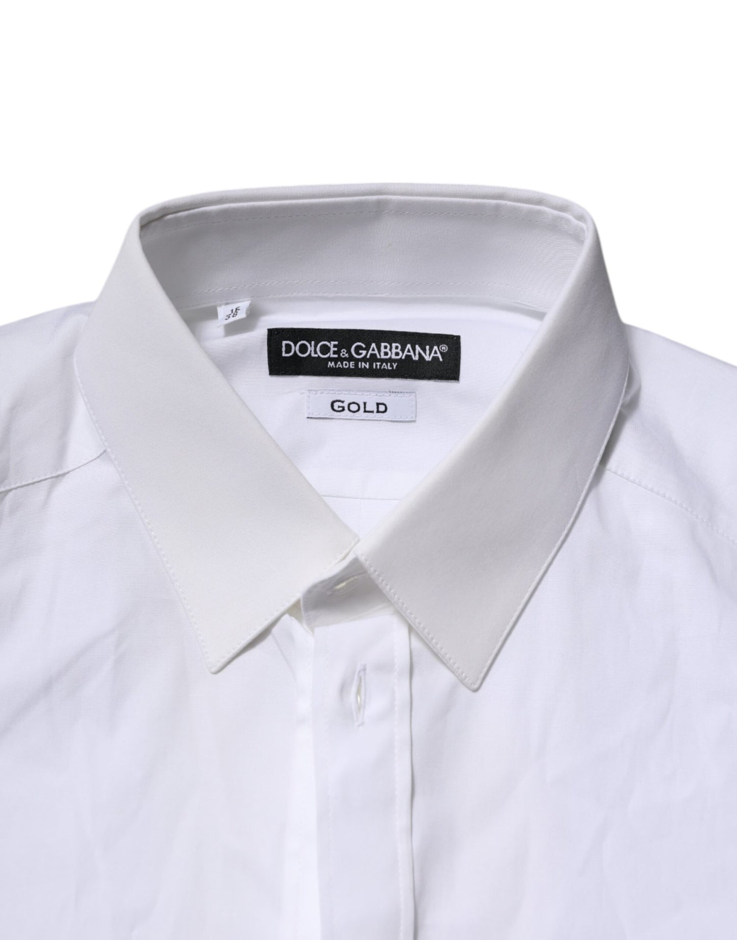Dolce &amp; Gabbana Camicia formale a maniche lunghe in oro bianco