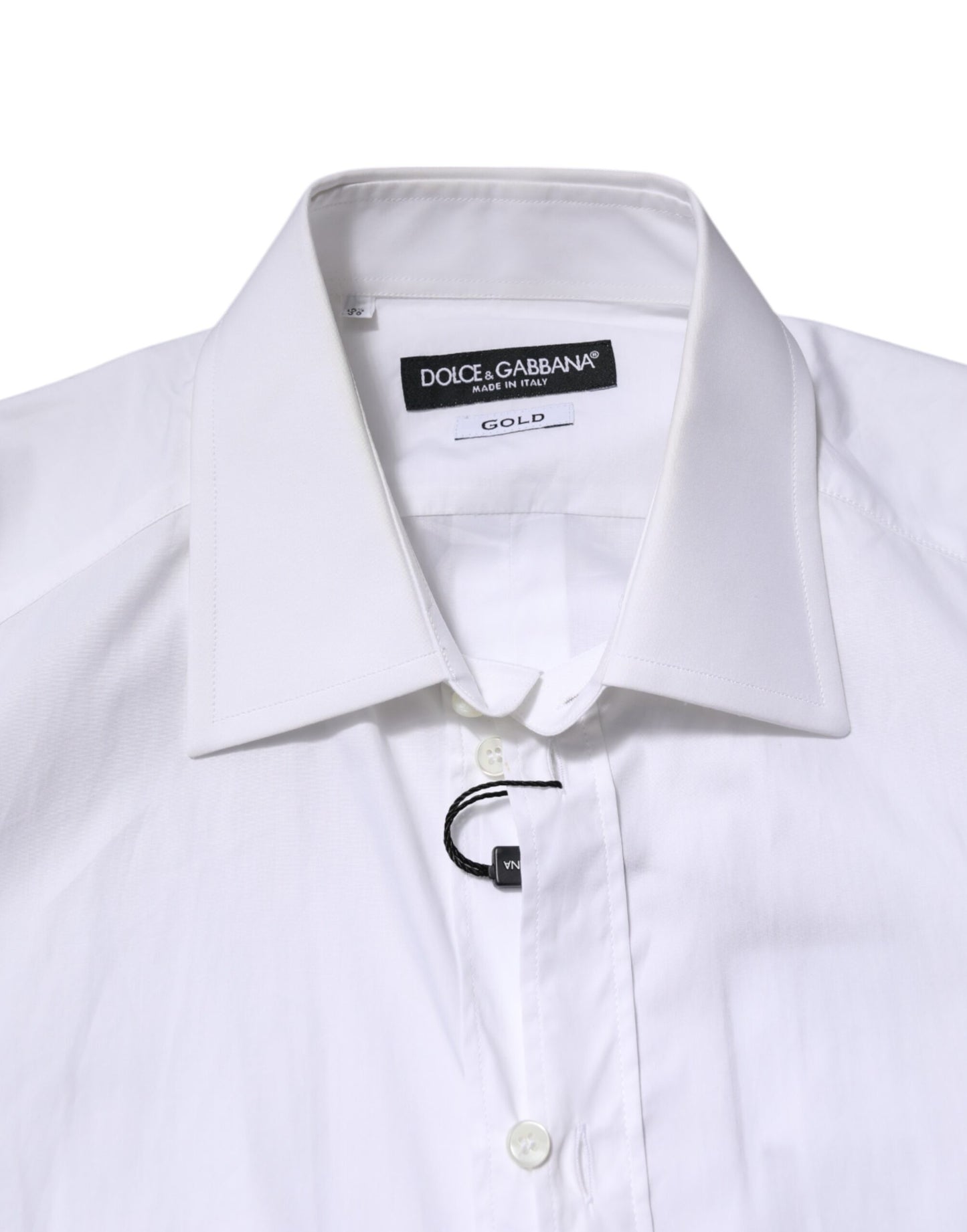 Dolce &amp; Gabbana Camicia formale a maniche lunghe in oro bianco