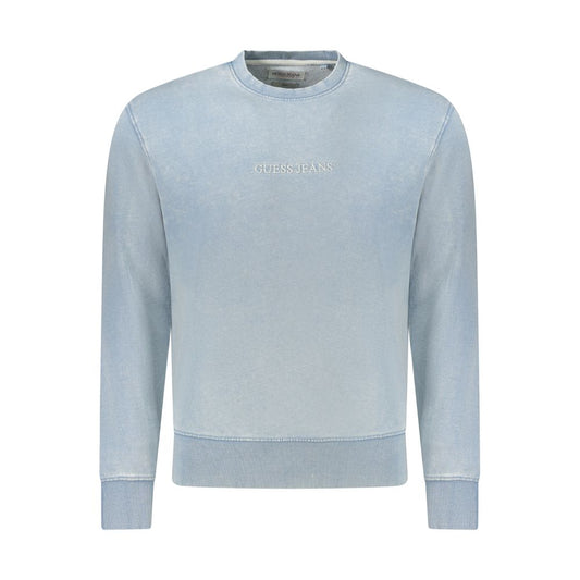 Guess Jeans Blue Cotton Men Sweater