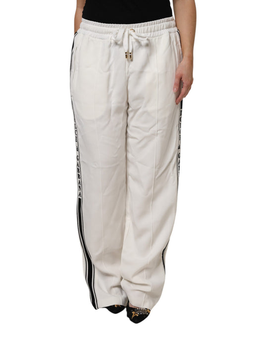 Pantaloni della tuta bianchi Dolce &amp; Gabbana