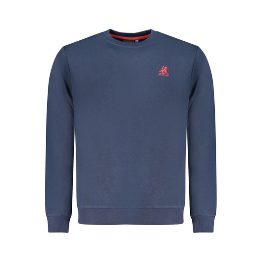 US Grand Polo Blue Cotton Sweater