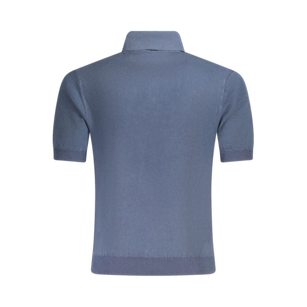 Guess Jeans Blue Cotton Polo Shirt
