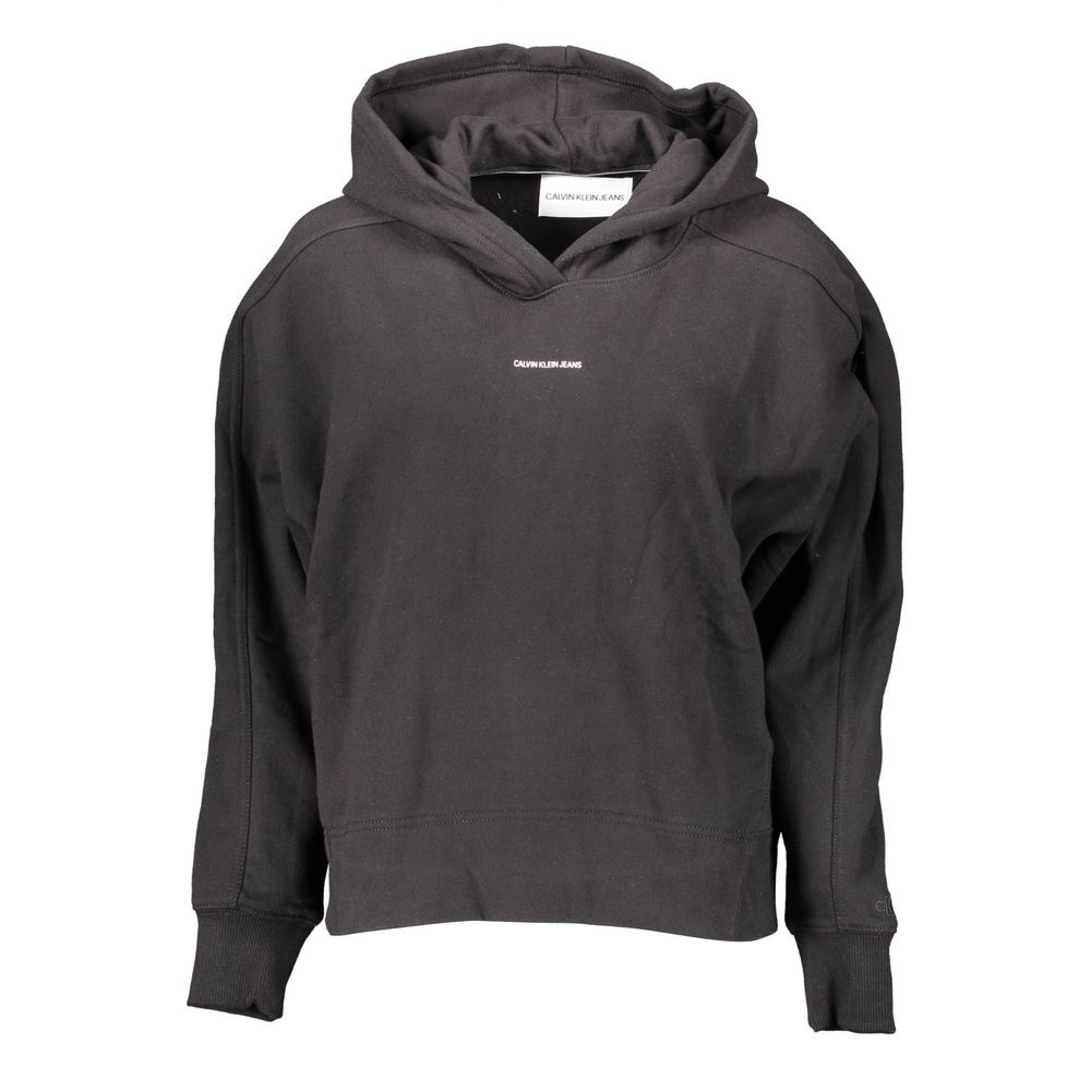 Maglione da donna in cotone nero Calvin Klein