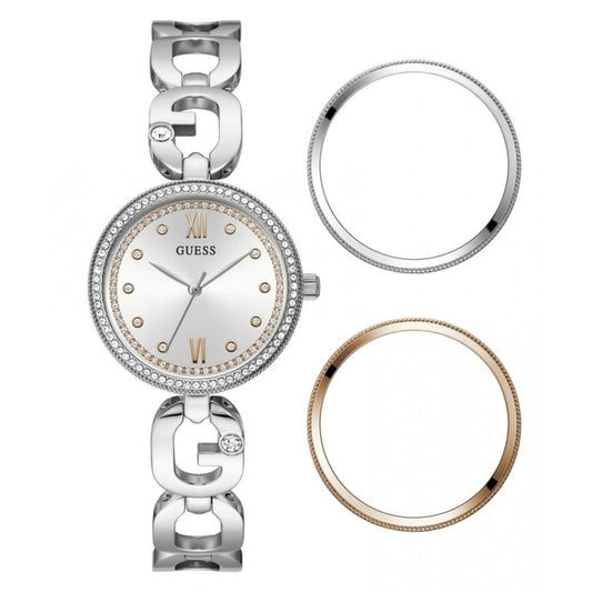 Guess Gray Stainless Steel Watch
