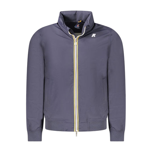 K-WAY Blue Nylon Men Jacket