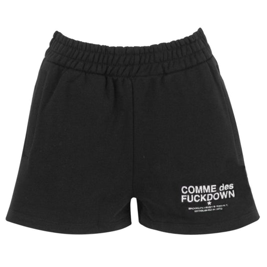 Comme Des Fuckdown Black Cotton Short