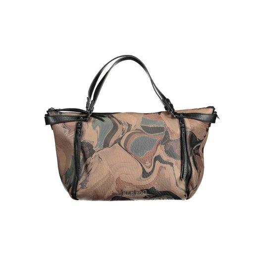Desigual Brown Polyethylene Handbag