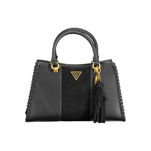 Guess Jeans Black Polyethylene Handbag