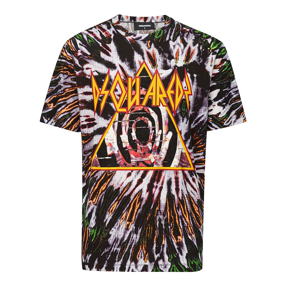 T-shirt in cotone multicolore Dsquared²