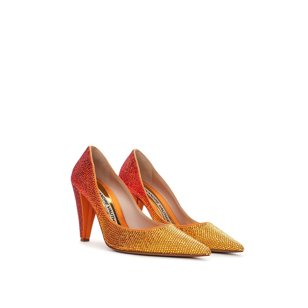 Alexandre Vauthier Bicolor Leather And Satin  Pump