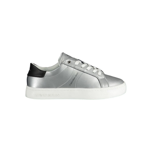 Calvin Klein Gray Cotton Sneaker