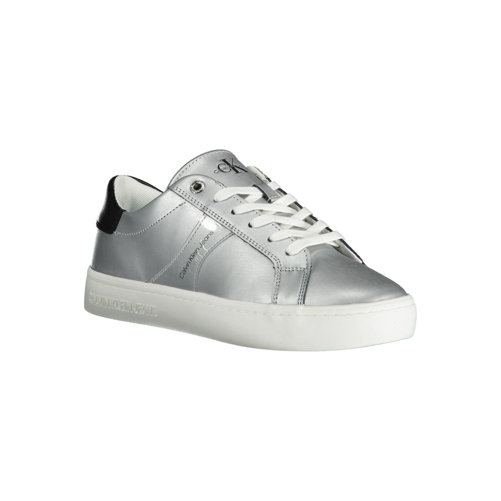 Calvin Klein Gray Cotton Sneaker