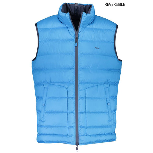 Harmont & Blaine Blue Polyester Jacket