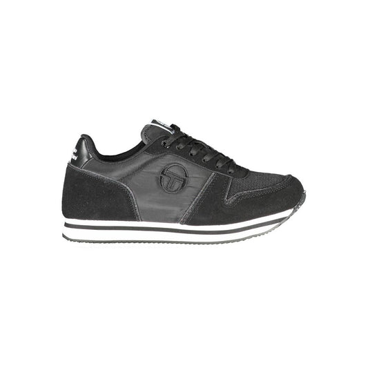 Sergio Tacchini Black Polyester Sneaker