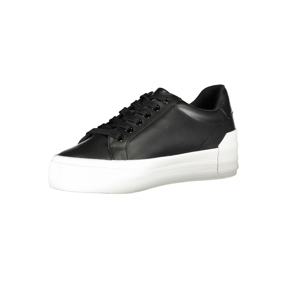 Calvin Klein Black Polyester Sneaker