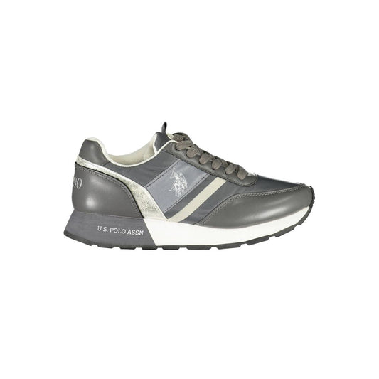 U.S. POLO ASSN. Gray Polyester Sneaker