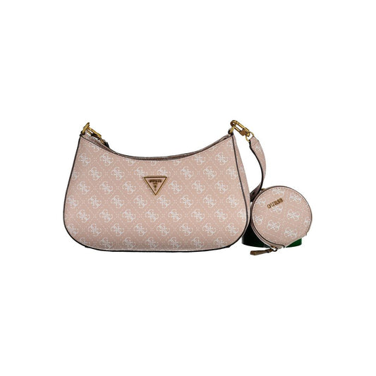 Guess Jeans Pink Polyethylene Handbag