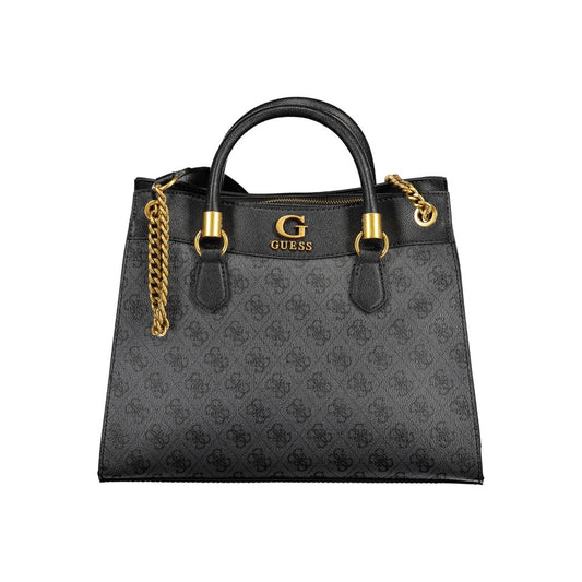 Guess Jeans Black Polyethylene Handbag