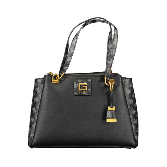 Guess Jeans Black Polyethylene Handbag