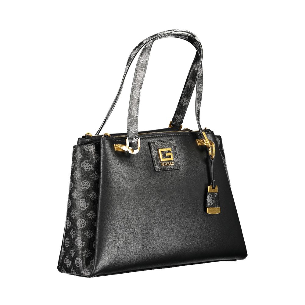 Guess Jeans Black Polyethylene Handbag