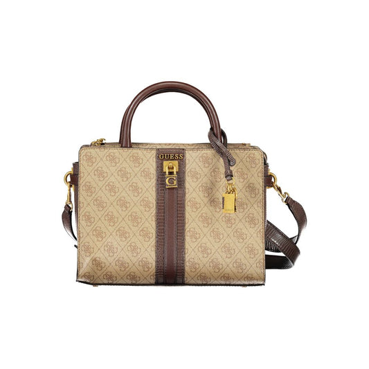 Guess Jeans Beige Polyethylene Handbag