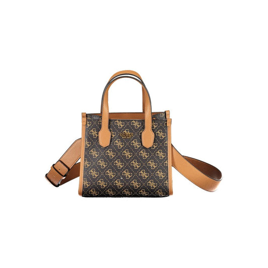 Guess Jeans Brown Polyethylene Handbag
