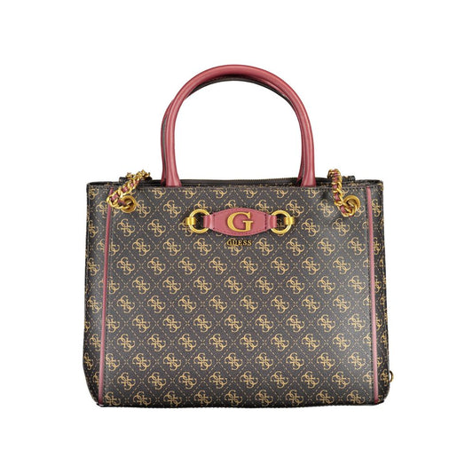 Guess Jeans Brown Polyethylene Handbag