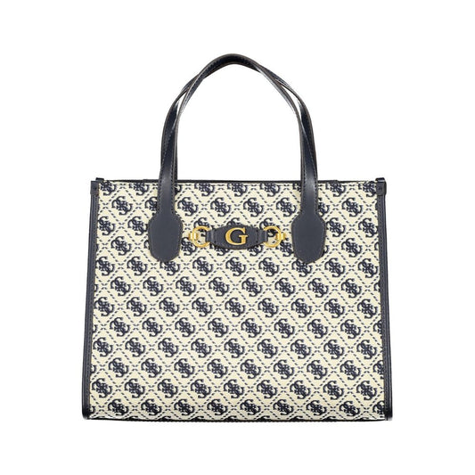 Guess Jeans Blue Polyester Handbag