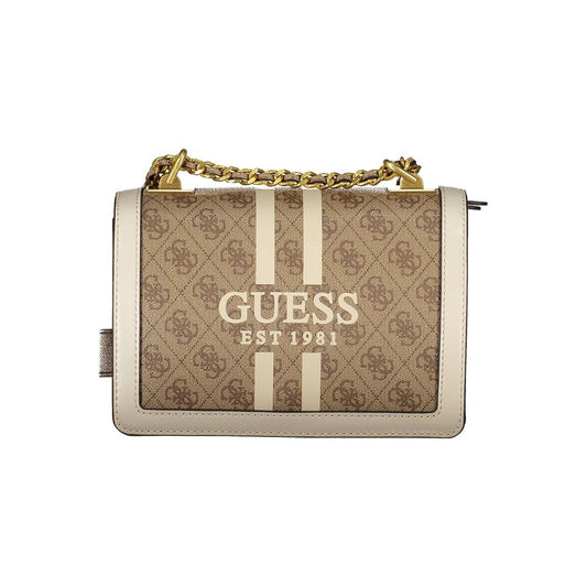 Guess Jeans Beige Polyethylene Handbag