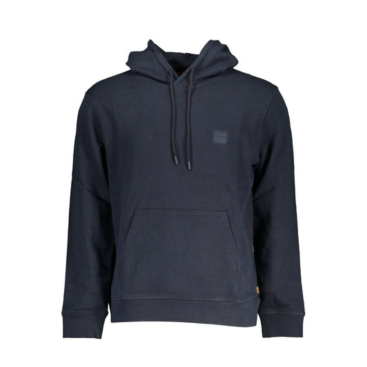Hugo Boss Blue Cotton Men Sweater