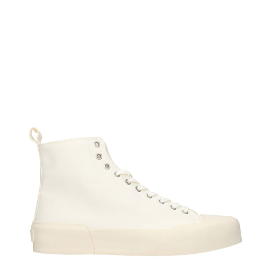 Jil Sander Beige Fabric High Tops