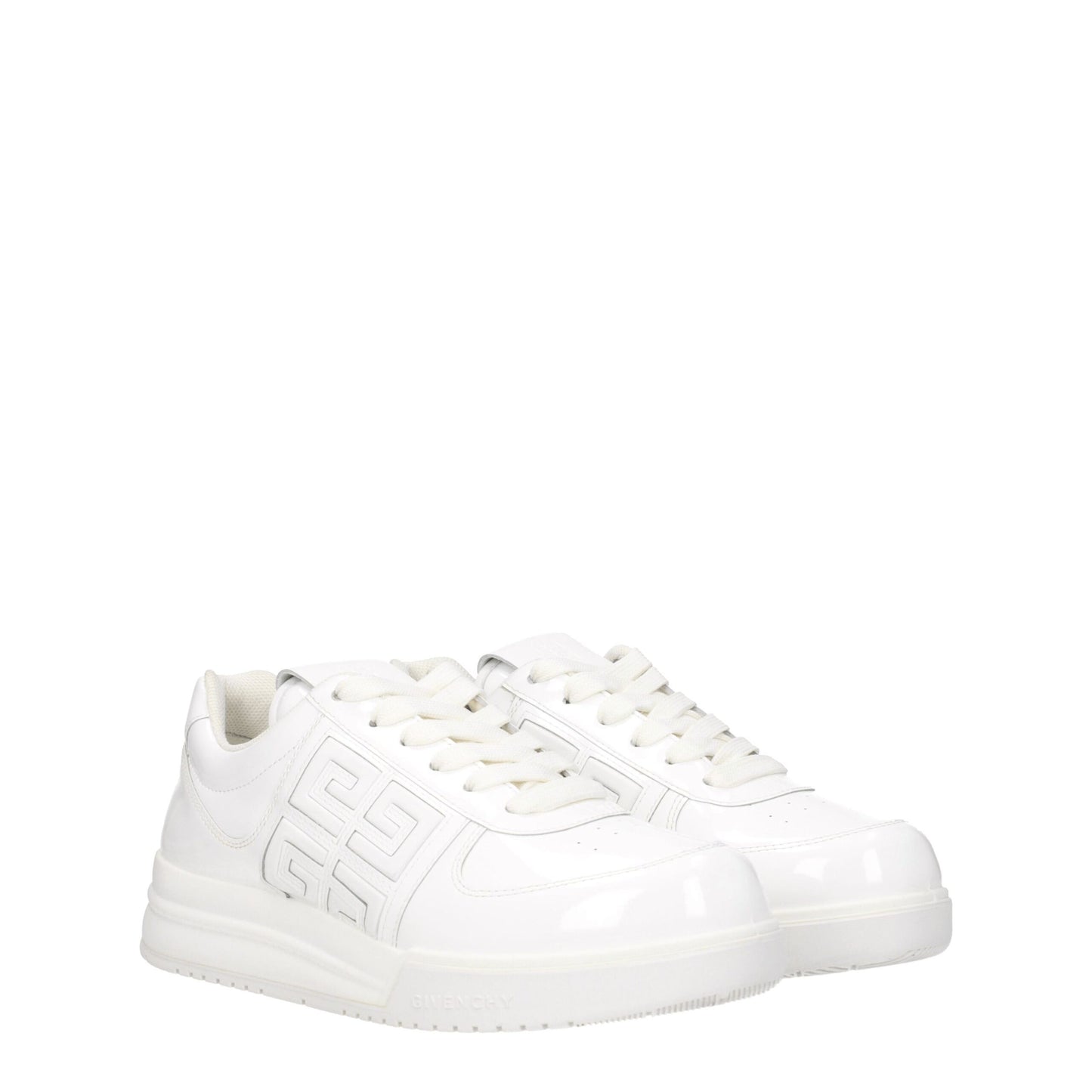 Givenchy White Leather Low Top Sneakers