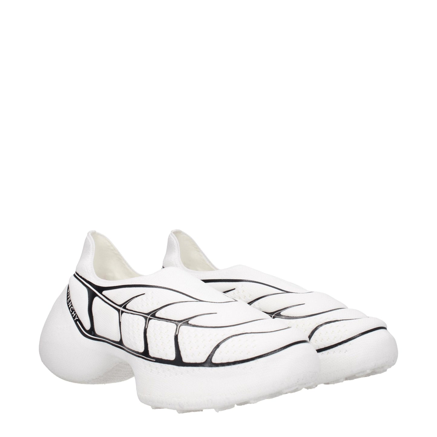 Givenchy White Fabric Low Tops