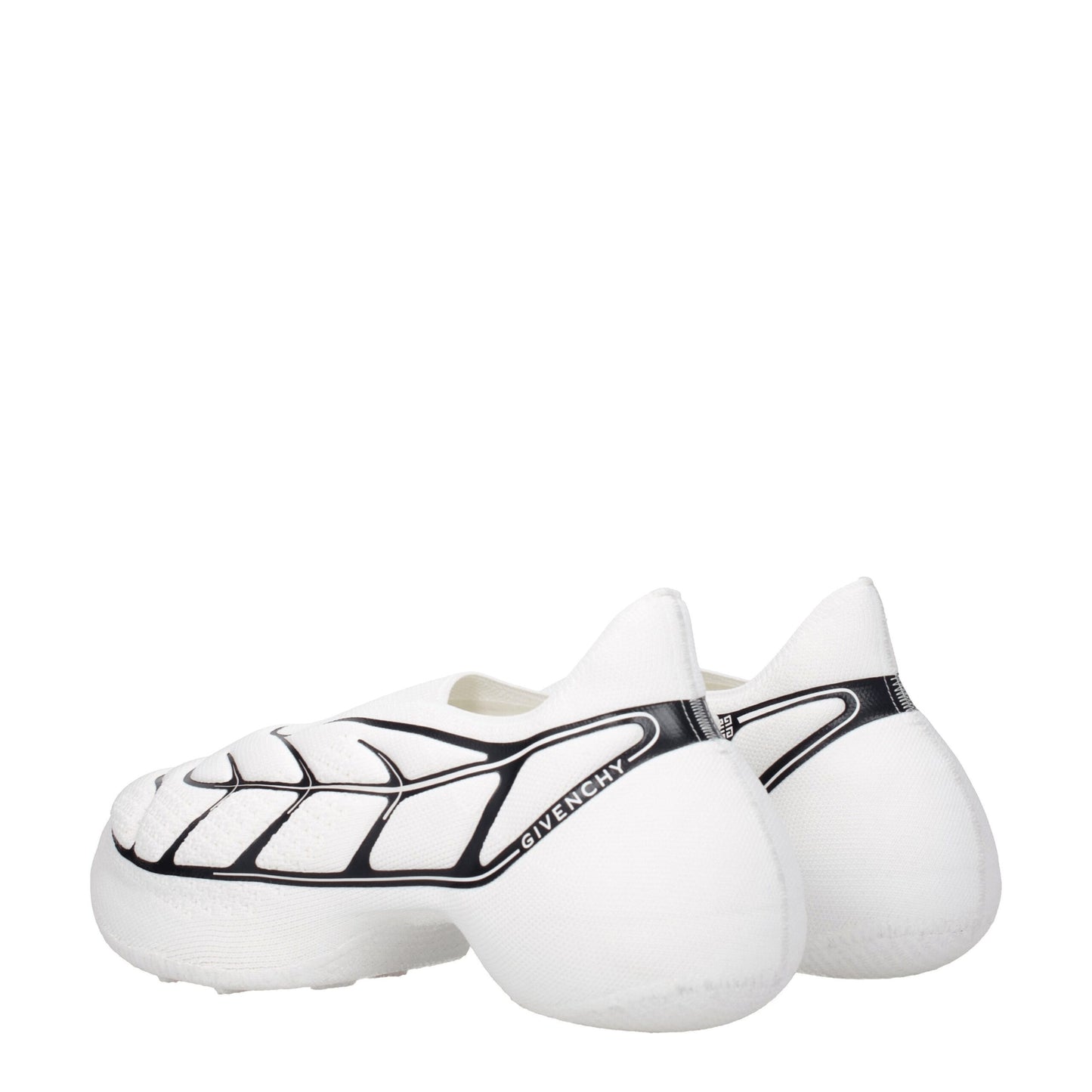 Givenchy White Fabric Low Tops