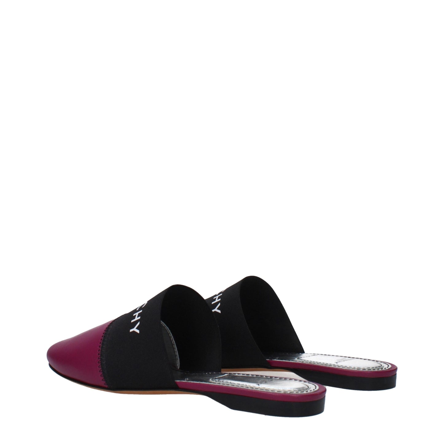 Givenchy Purple Leather Slippers