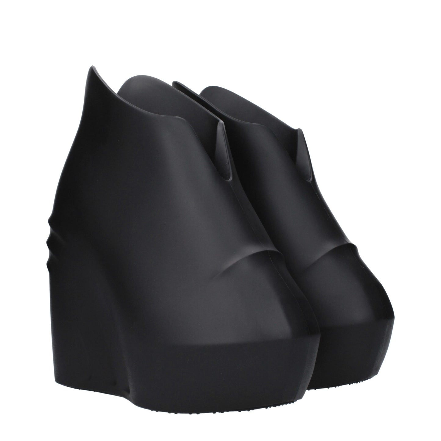 Givenchy Black Rubber Platforms & Wedges