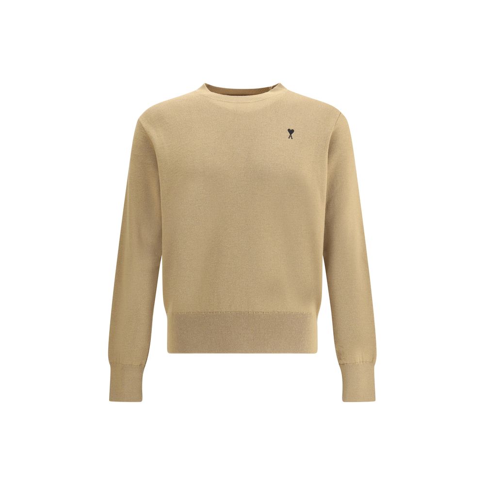 Ami Paris Pull Col Rond Ami De Coeur