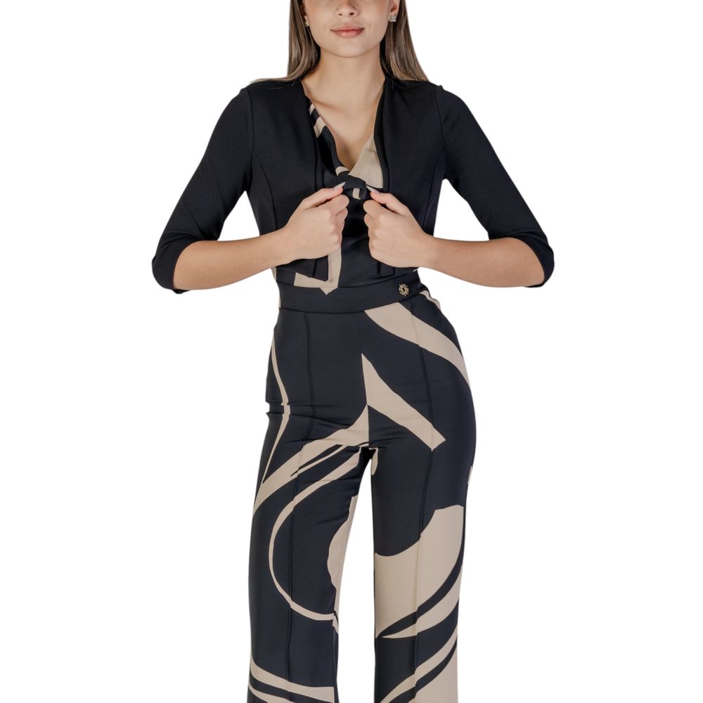 Rinascimento Black Polyester Bolero