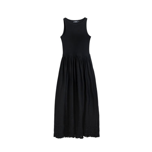 Desigual Black Cotton Short