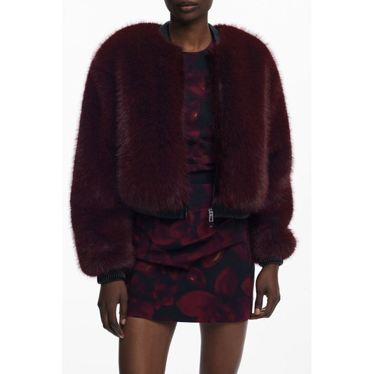 Desigual Red Polyester Women Jacket