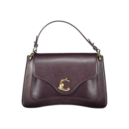 Coccinelle Purple Leather Handbag